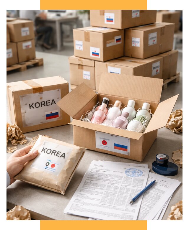Доставка косметики из Кореи от 8725 р. под ключ | СетСервис-Пнз