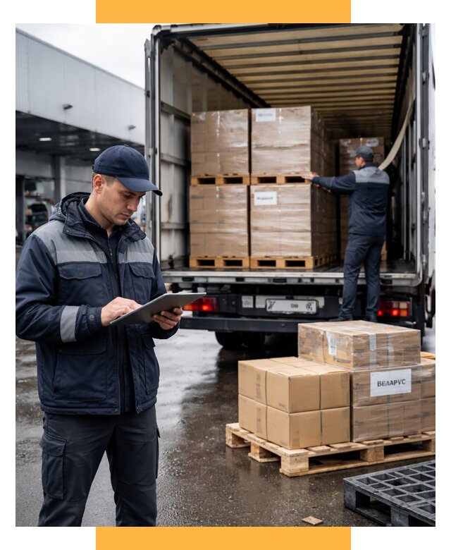 Доставка грузов из Беларуси от 15398 р. логистика СетСервис-Пнз
