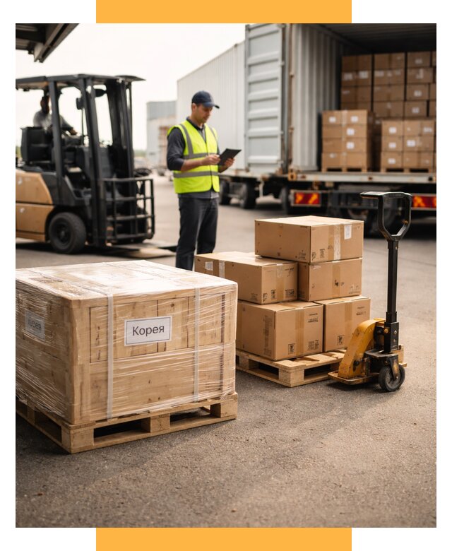 Доставка грузов в Корею из России от 35928 р. | СетСервис-Пнз
