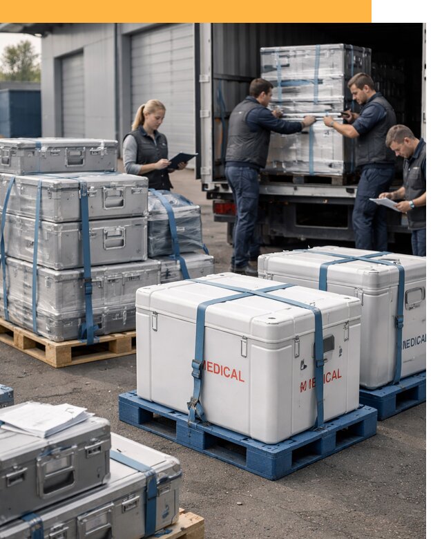 Перевозка медицинского оборудования по всему миру от 15398 руб