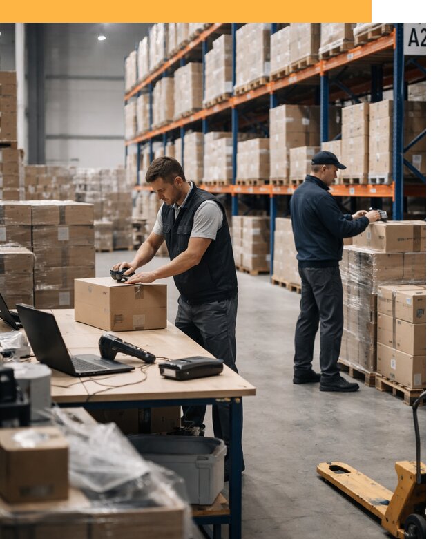 Склад консолидации в Европе: хранение, сортировка от 6672